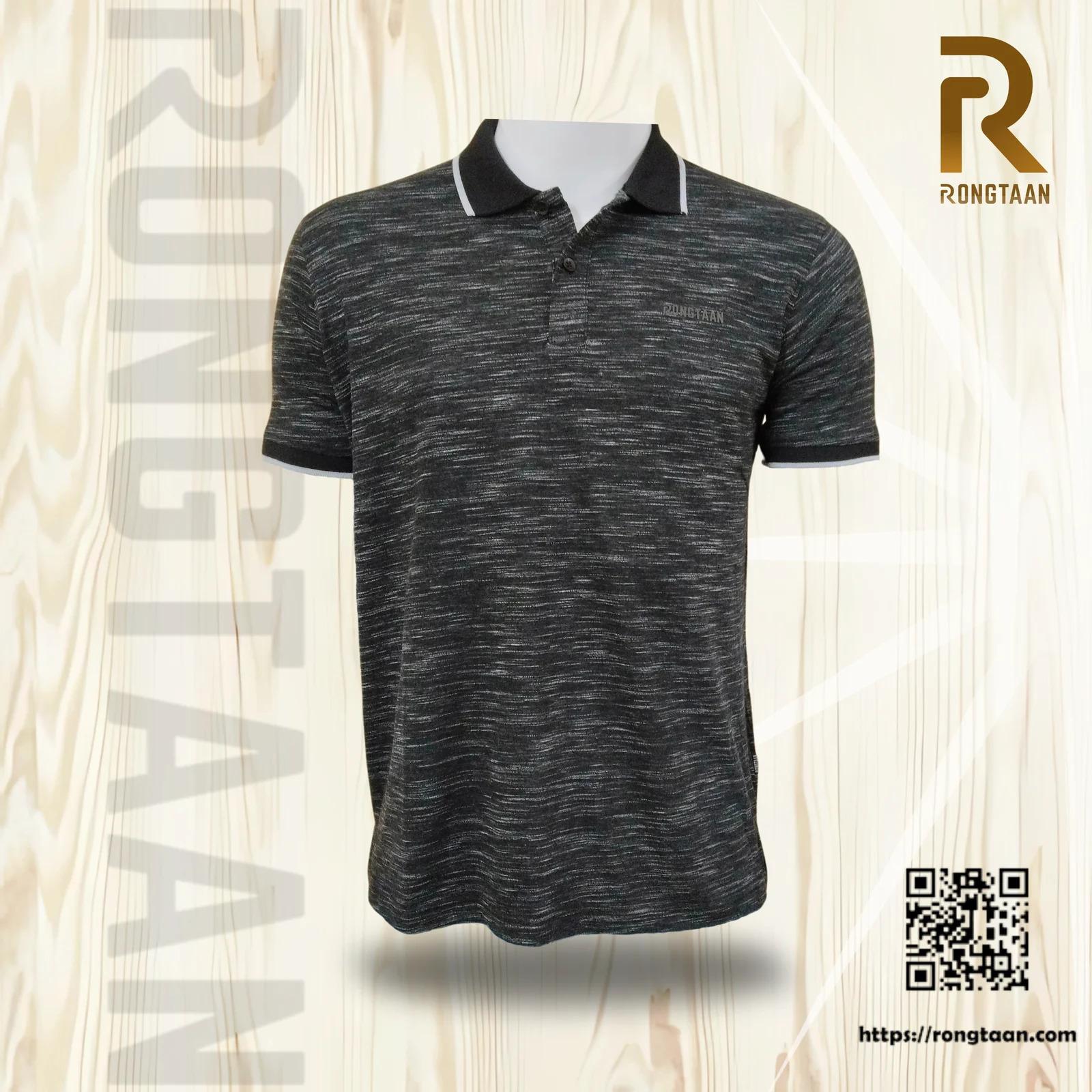 Combo Inject Slub Jersey Screen print 90% Cotton-10% Polyester Inject Knit Polo-shirt for Men (Combo 7)