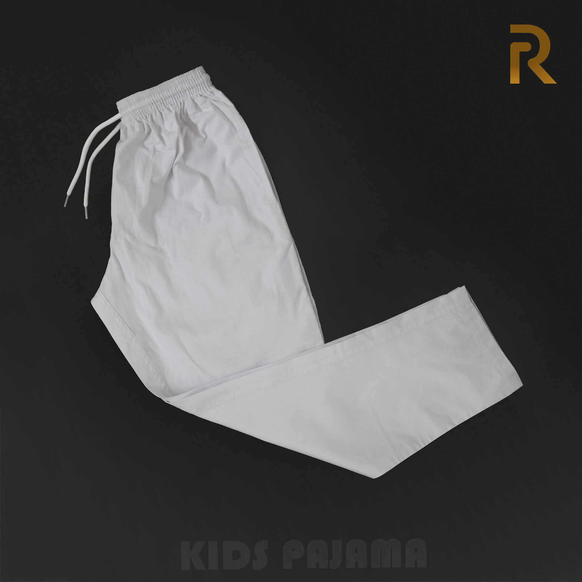 Premium White Cotton Paijama for Kids